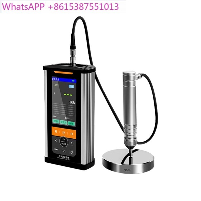 Ultrasonic hardness tester, high-precision and multifunctional handheld hardness tester