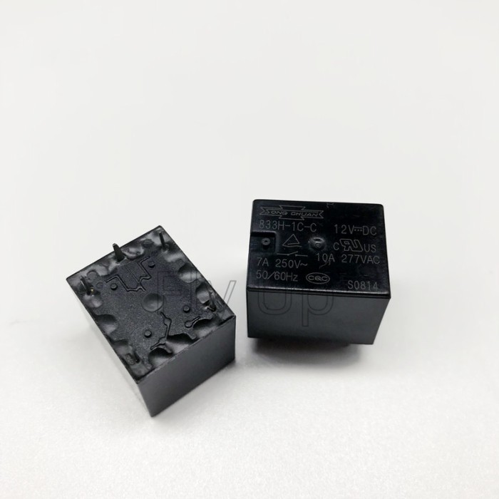 Free shipping 10pcs 100%Original New SONG CHUAN 833H-1C-C 833H-1C-C-24VDC 833H-1C-C-DC24V 5PINS 10A
