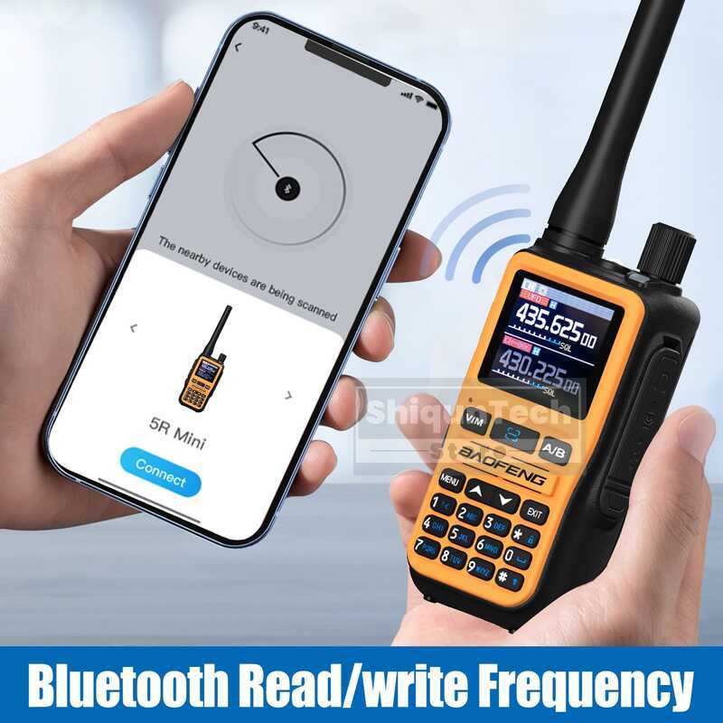 ▥ UV5R Bluetooth Programming UV 5R Mini Amateur Dual-Band VHF/UHF