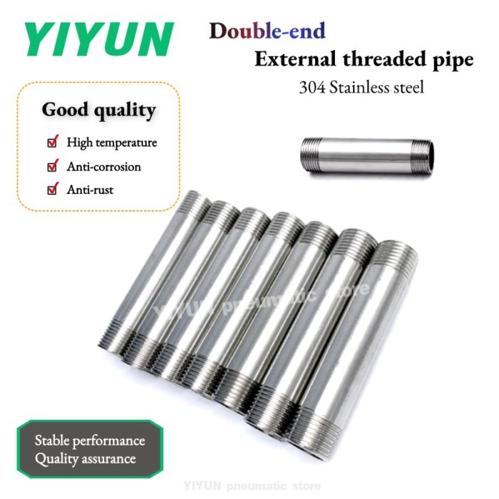 DN6 DN8 DN10 DN15 DN20 DN25 DN32 DN40 DN50 DN65 Extended 100mm 304/201 Stainless steel Double-end E