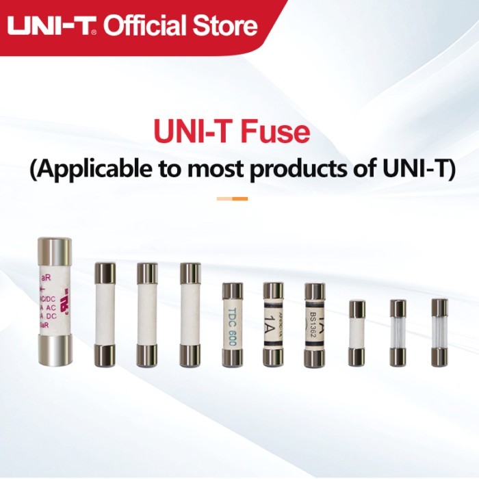 2pcs/lot UNI-T Cartridge Fuse Fast Fuse For Uni-t Multimeter UT139 UT890C+ UT890D UT39 UT105 UT171