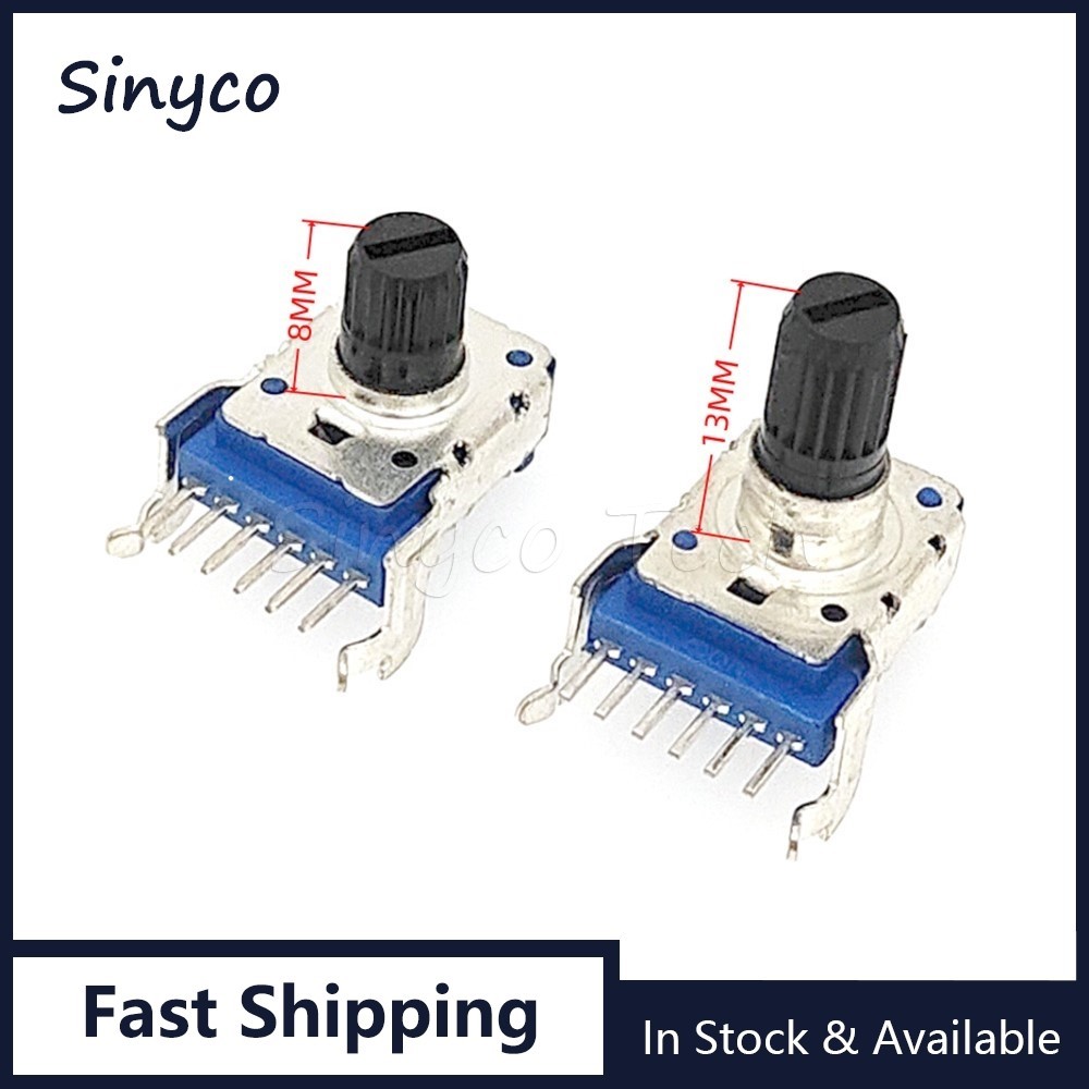 2PCS RK12 Dual แนวนอน Potentiometer B10K B20K B50K B100K ลําโพงปรับระดับเสียง B103 B203 B503 B104 6P