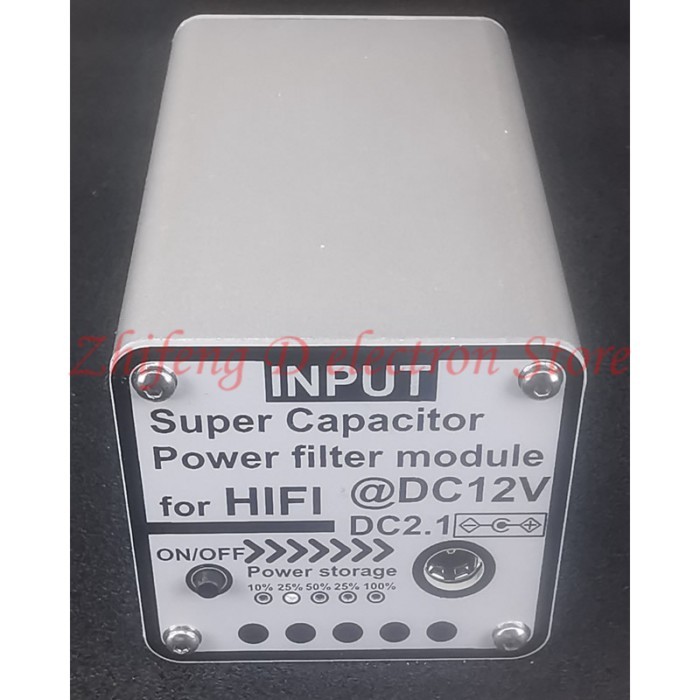 DC2.1 input and output, 5V20F 9V5F 12V3F 15V5F power filter, suitable for 12V audio and video equip