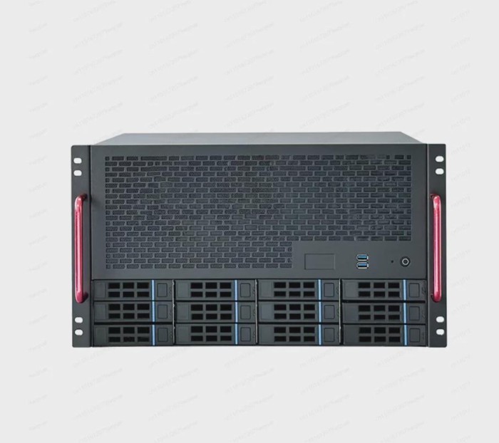 12-Bay 8-Slot NAS Server Case Home Enterprise Storage Chassis