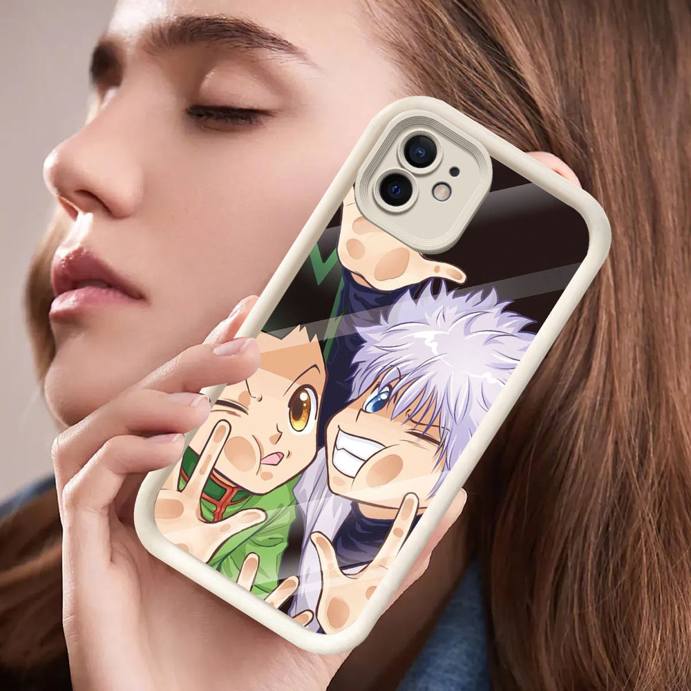 DE-18 Hanter x Hanter เคสกันกระแทกสําหรับ iPhone 11 13 Mini 12 Pro Max