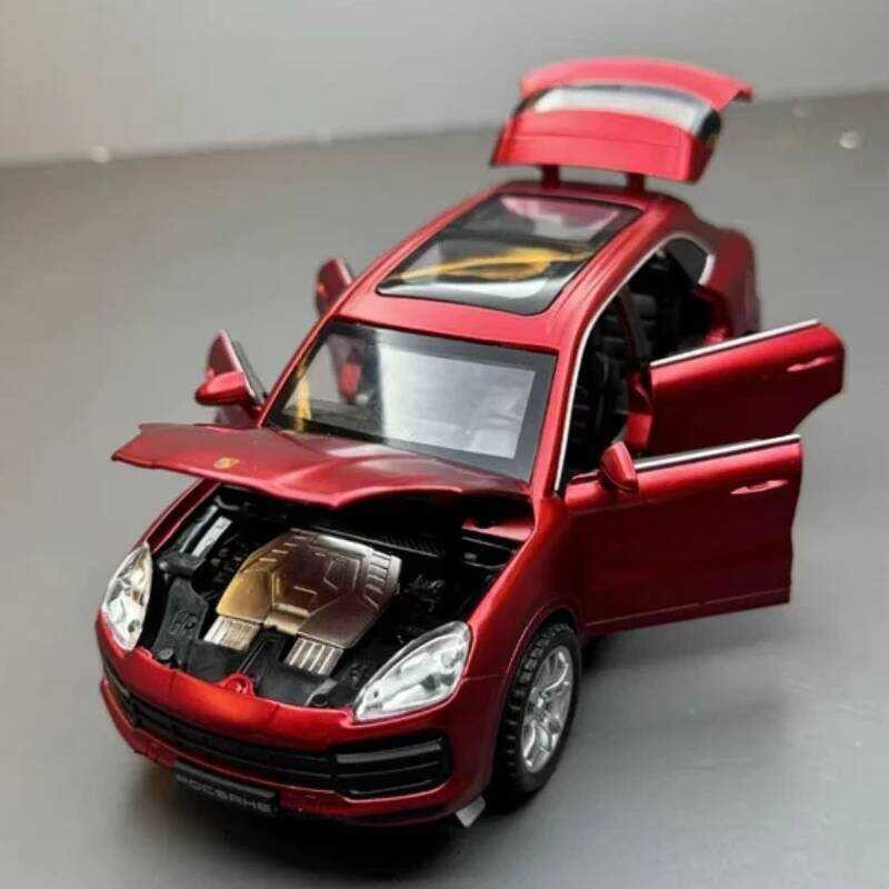 C Diecast 1:32 Porsche Cayenne Turbos Simulation Alloy Model Cars Metal Vehicles Miniature For Chil