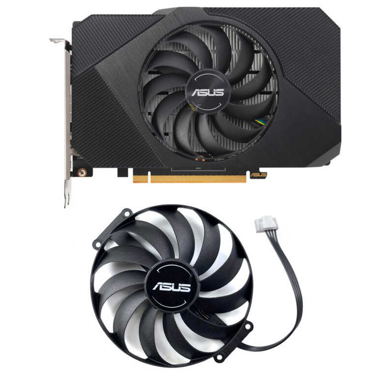 ASUS/ASUS RX6400 4GB PHOENIX กราฟิกการ์ดพัดลมระบายความร้อน CF1010U12S