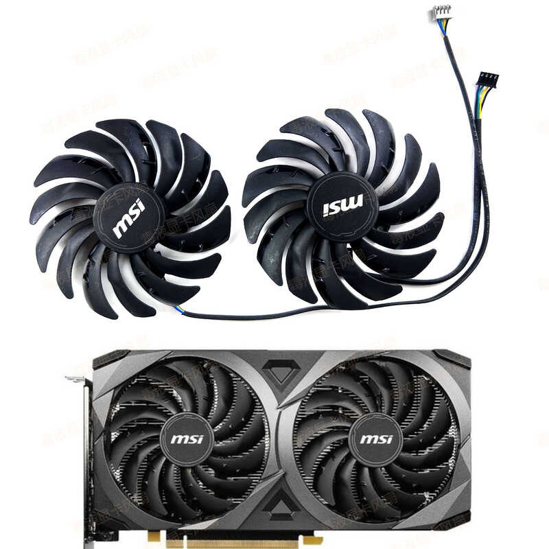 MSI/MSI Radeon RX 6700xt 6750xt MECH 2X Mechanic กราฟิกการ์ดพัดลมระบายความร้อน