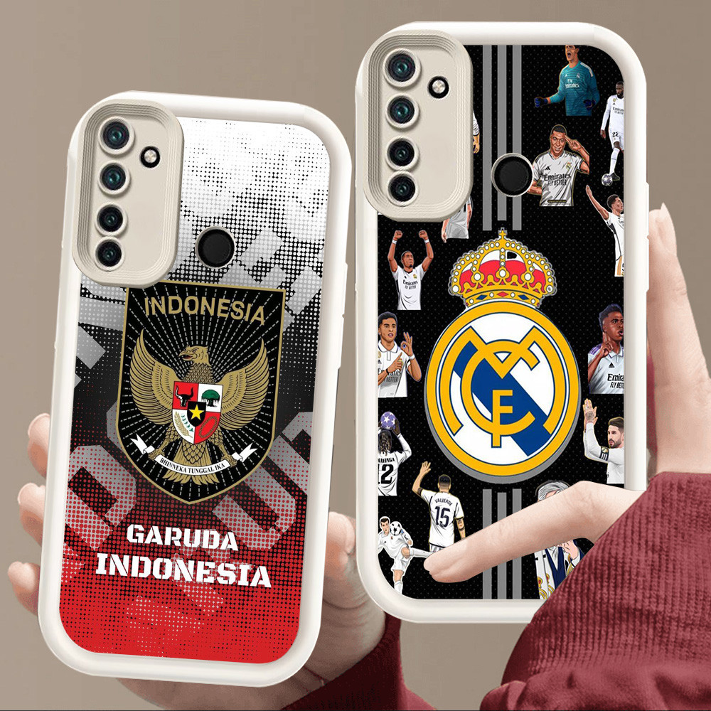 สําหรับRealme Narzo 14T C71 14X 5s C75 14 6i 5i C2 C17 C73 10A C2s 20A 9i 7i 10 5GสีขาวE62 แฟชั่นฟุต