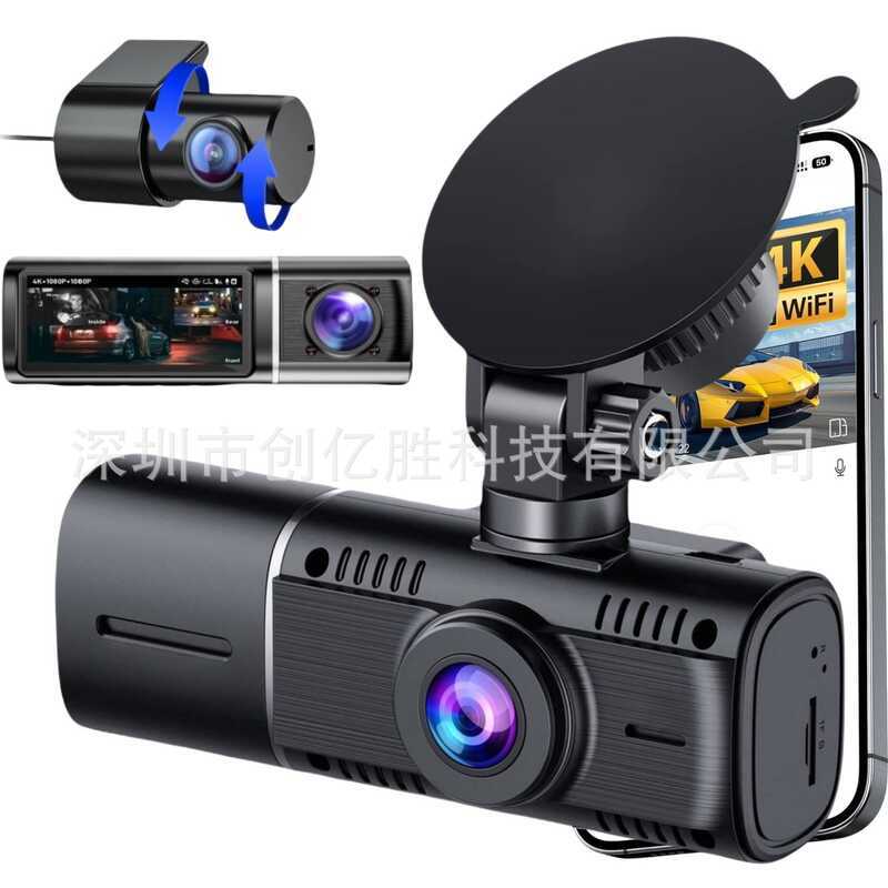 สินค้าใหม่ 1. 30 23 ซม.High-End 4K+0 8P 5G WIF สามเลนส์บันทึกเครื่องบันทึกการขับขี่ที่ชัดเจน