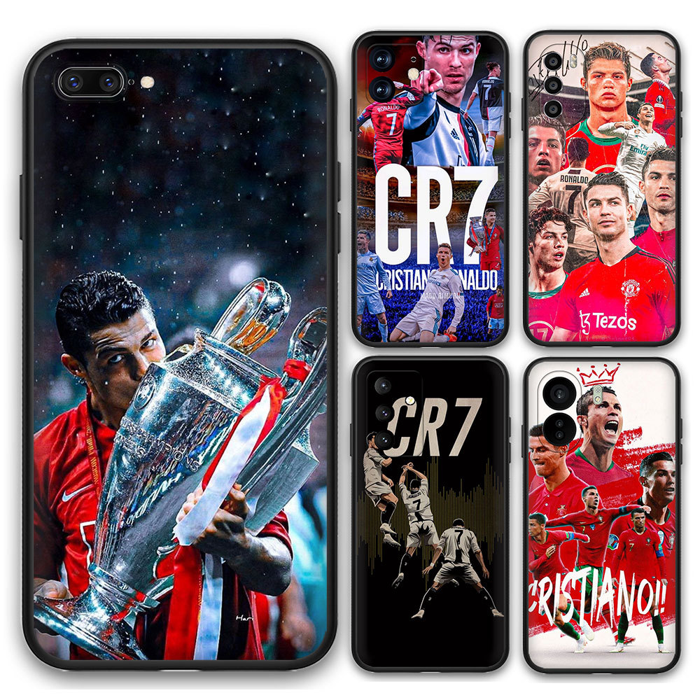 Xiaomi Poco F5 F5 Pro X5 X5 Pro C65 C55 C31 M5s ซิลิโคนอ่อนนุ่มสีดํา Z385 Cristiano Ronaldo TPU เคสโ