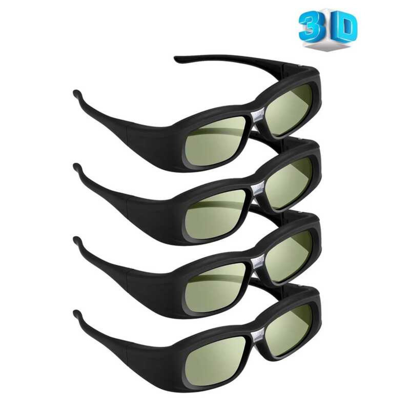 DLP Active Shutter 3D แว่นตา 96 ~ 144Hz สําหรับ Optoma Home ViewSonic