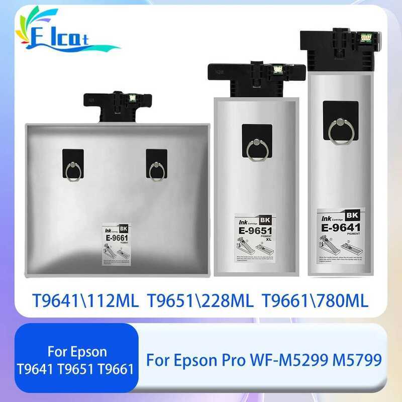 T9641 T9651 T9661 กระเป๋าเม็ดสีสําหรับ WorkForce Pro WF M5299 M5799 WF-M5299 WF-M5799 ตลับหมึกเครื่อ