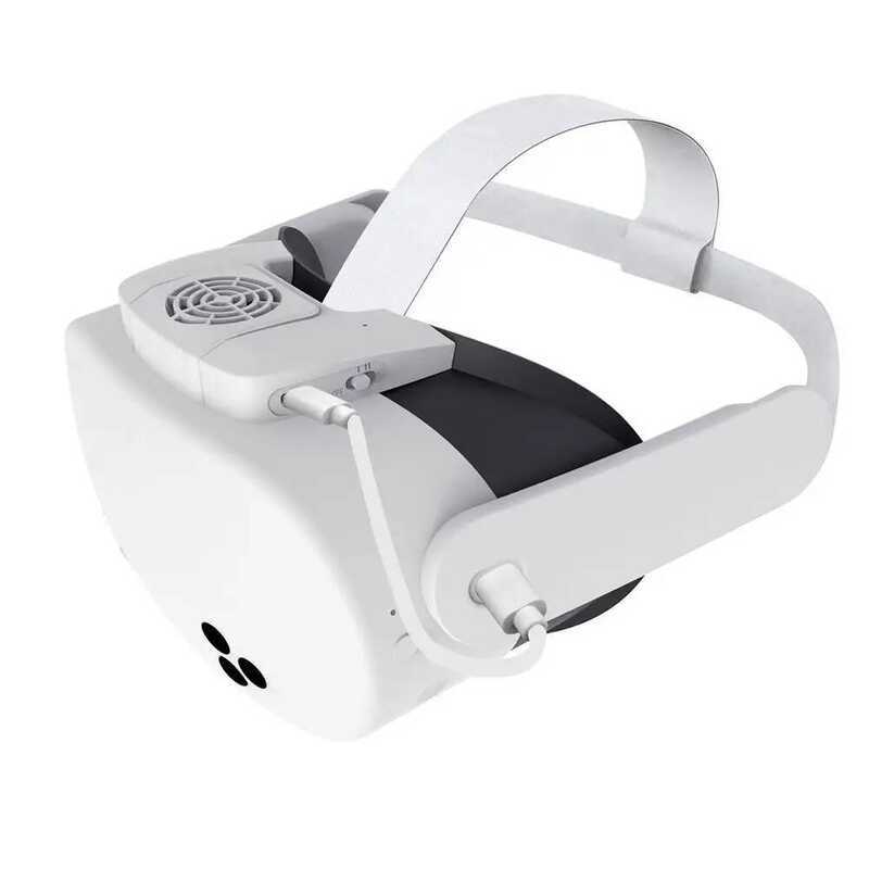 สําหรับแว่นตา Meta Oculus 3S VR หมวกกันน็อคความร้อน S เปลี่ยนหน้ากากพัดลมระบายความร้อน