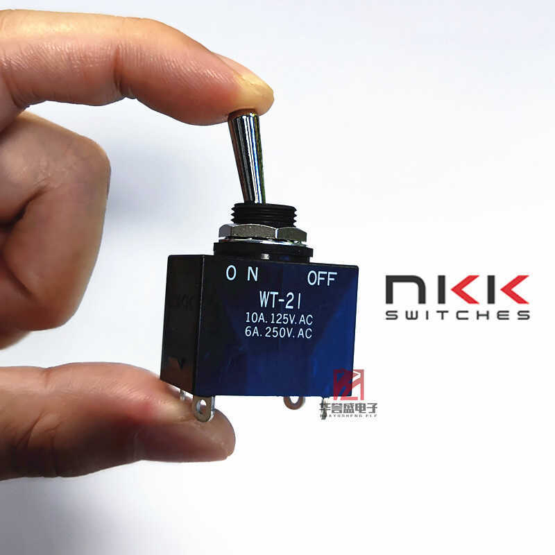 ญี่ปุ่น NKK WT-21S WT21S สิ่งแวดล้อมปิดผนึกสลับสวิตช์ 4 Pins 2 เกียร์กันน้ํา IP67