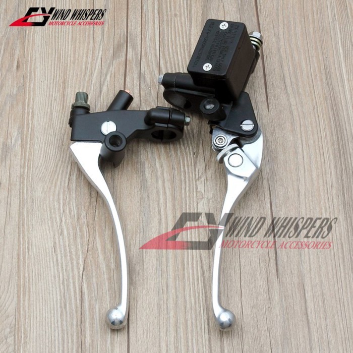 Motorcycle Clutch with mirror base Brake Master Cylinder For Honda CB250 Hornet 250 VT250 Spada VTR