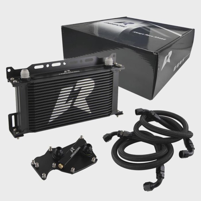Fit For BMW F22/F22 LCI/F23/F23 19 Row Oil Cooler Kit LCI 218i 220i 230i B38 B48 2014-2017
