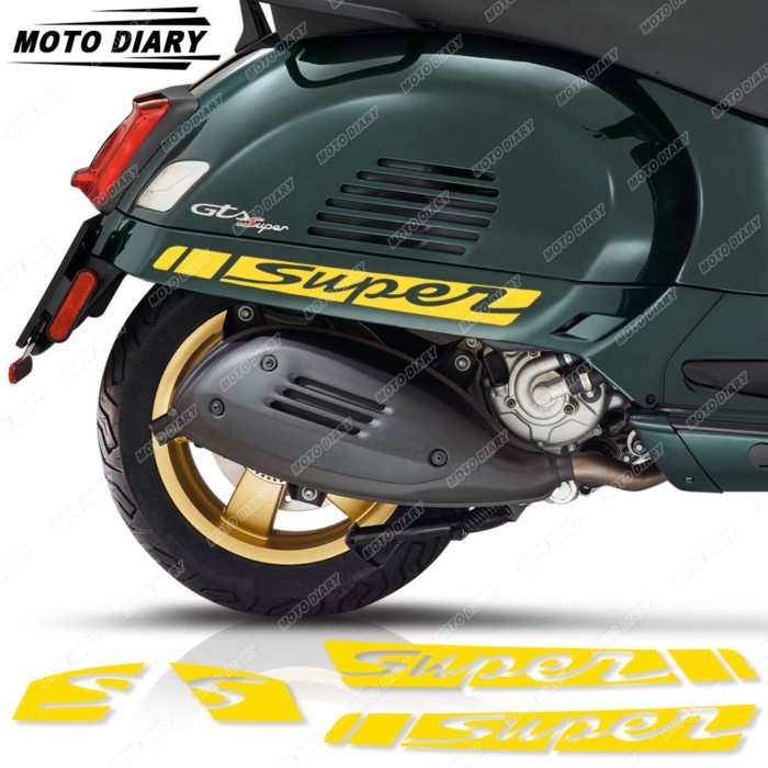 For Vespa GTS 250 GTS 300 GTV 250 GTV 300 GTS250 GTS300 GTV300 GTV300 Scooter Sticker Set Side Body