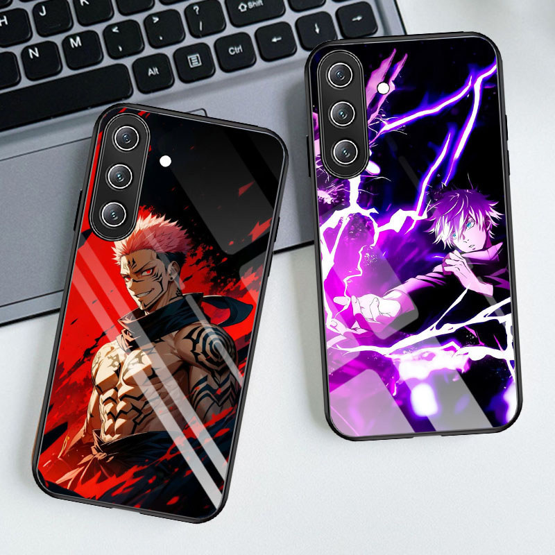 T-17 Jujutsu Kaisen กระจกนิรภัยสําหรับ Samsung A05S M17 A15 A24 A04S A14 A17 A56 A16 5G กรณี