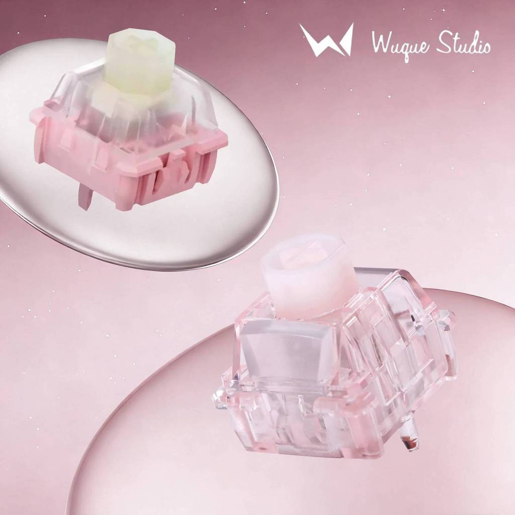 ใหม่ Wuque Studio WS Flux HE สวิทช์ลึก Ccky เสียง 35gf Magnetic Linear คีย์บอร์ดสวิทช์ Hall Effect ค