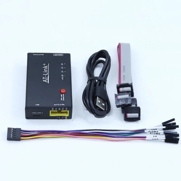AT-Link AT32 MCU Burner, Bluetooth-Enabled Offline Downloader for Online Simulation, Download & Deb
