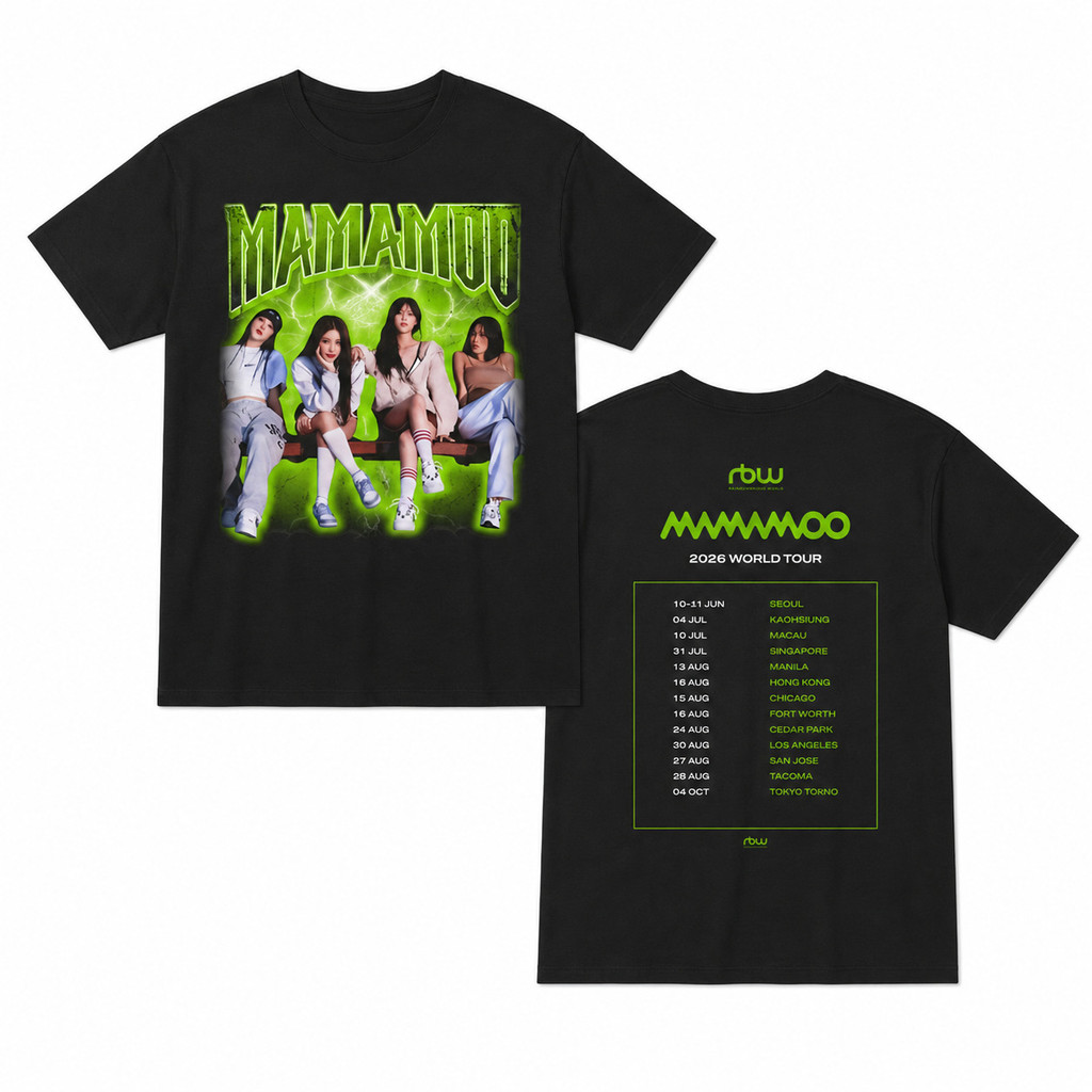 2026k-pop Tour ฤดูร้อนเสื้อยืดผ้าฝ้ายแท้สําหรับบุรุษและสตรีสบายระบายอากาศคุณภาพสูง Ins Y2k