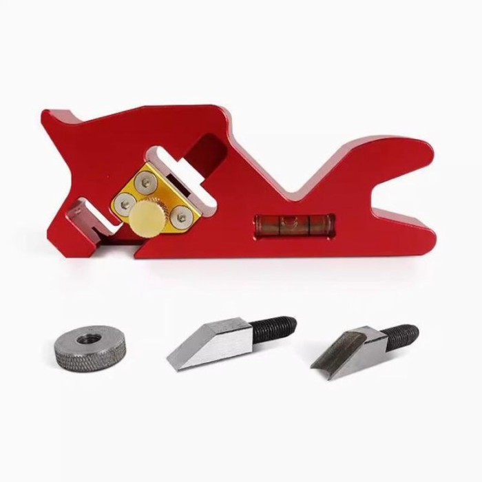 DIY Manual Woodworking Chamfering Plane - 45° Bevel Trim Plane, Edge Round Plane with Multi-Shoes (