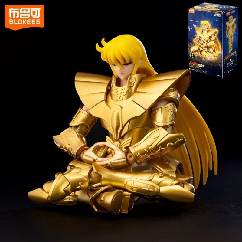 ของแท้ Blokees Saint Seiya Andromeda Shun Pisces Aphrodite Virgo Shaka Champion Class Action Figure 