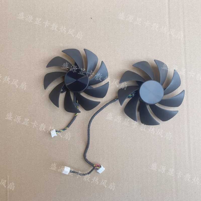 Lenovo/Lenovo RTX4060TI 4070 4070S RX6600LE RX7600 พัดลมระบายความร้อนการ์ดกราฟิก