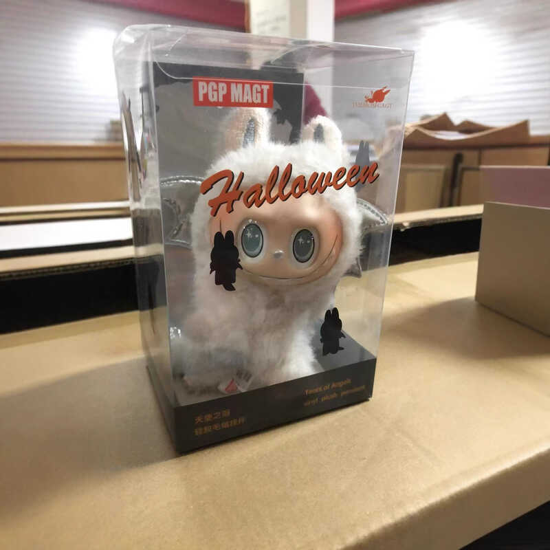 PA RT Pop Mart Labu Macaron 2 รุ่นนั่งปาร์ตี้ตุ๊กตาไวนิลกล่องลึกลับแขวน