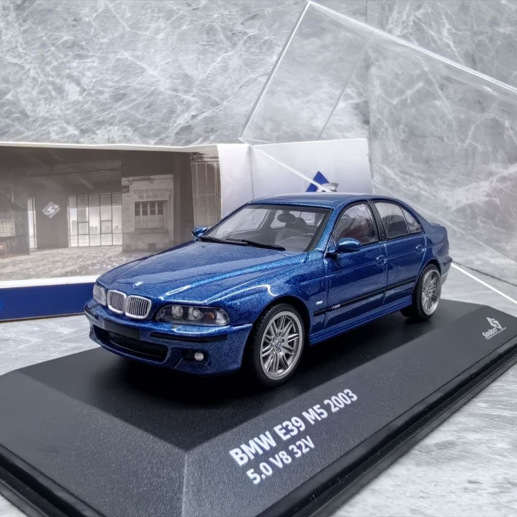 SOLIDO 1/43 BMW BMW E39 M5 2003 โมเดลรถโลหะผสมเครื่องประดับแบบคงที่