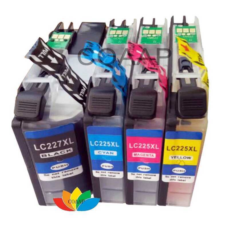 4x ใช้งานร่วมกับ Brother 225 227 LC225XL LC227XL สําหรับ DCP-J4120DW MFC-J4420DW MFC-J5320DW MFC-J46