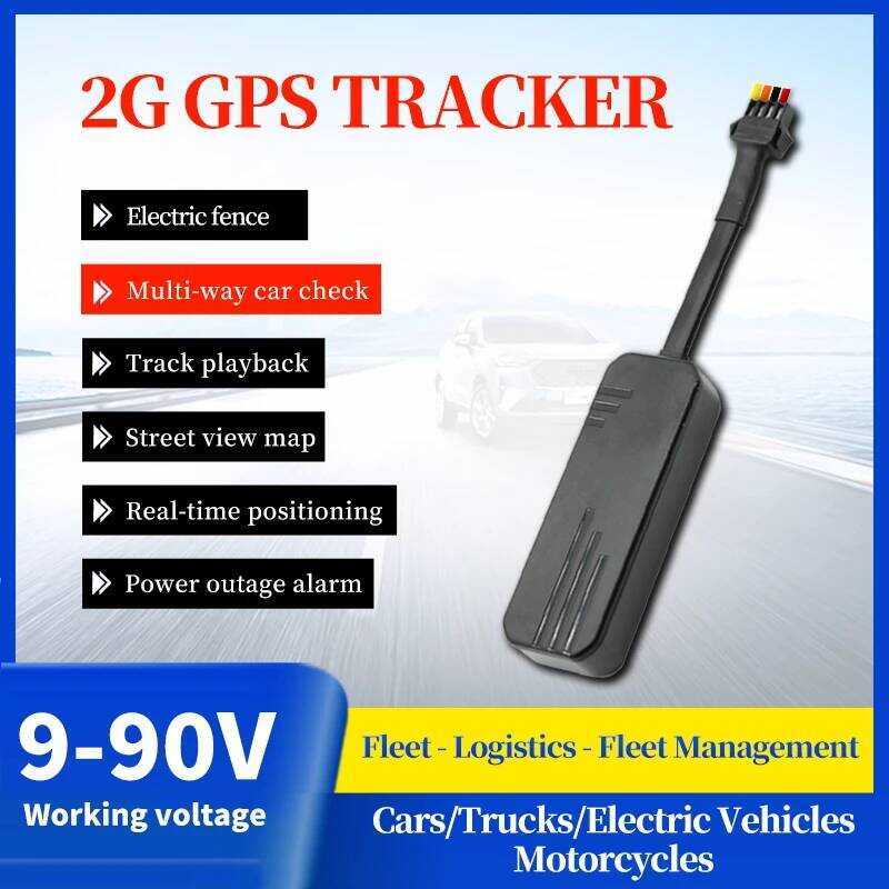 2G J14 9-90V ยานพาหนะ ACC GPS Tracker Global Realtime ติดตามตัดการใช้หลาย Anti-theft Al รถ Locator