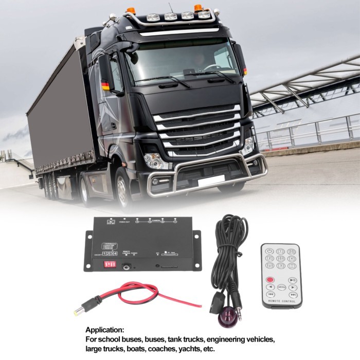 CCTV MDVR Mobile Digital Video Recorder 4 Channel Mini MDVR 1080P for School Buses  Trucks Engineer