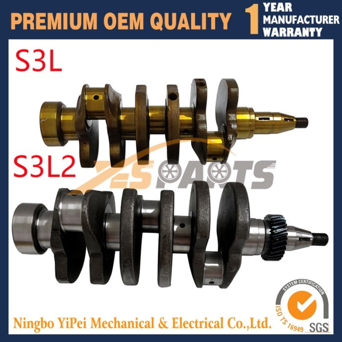S3L S3L2 Crankshaft For Mitsubishi S3L2-61SD Engine Caterpillar 303CR 31B20-00201