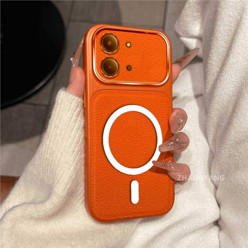 เคสสําหรับ Redmi 15C เคสโทรศัพท์แบบนุ่มวัสดุหนังหน้าต่างขนาดใหญ่พร้อมวงแหวนแม่เหล็กใหม่ความงาม