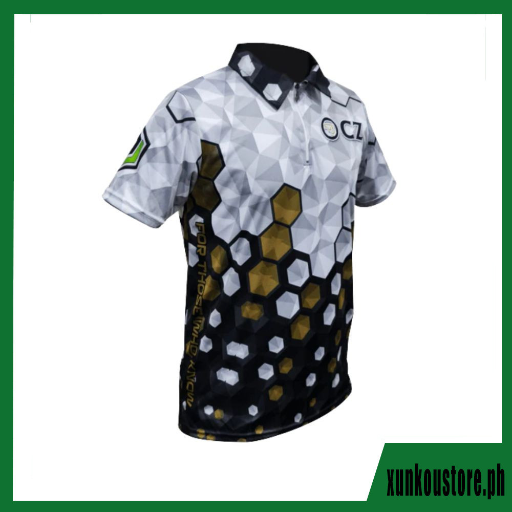 CZ TS2 เสื้อโปโลเสื้อสีบรอนซ์ Unisex XS-6XL