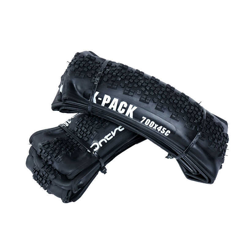ONTRACK ~ ยางพับ GRAVEL 700X38C 700X40C 700X45V X-PACK 30TPI ผิวสีน้ําตาล WALL สีดํา ~
