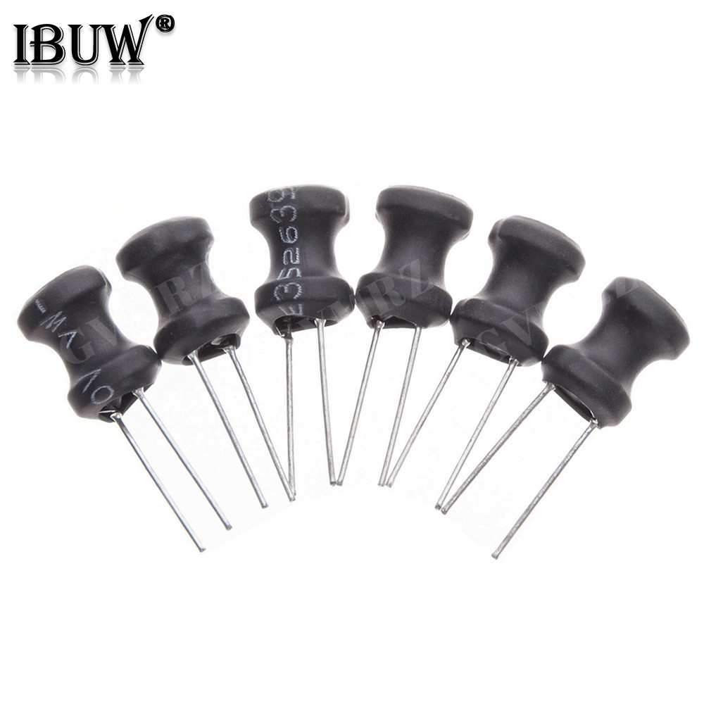 10PCS DIP Power Inductor 8X10 มม.2.2UH 4.7UH 10uH 22uH 100uH 150uh 220uH 330uH 470uH 1MH 2.2MH 4.7MH