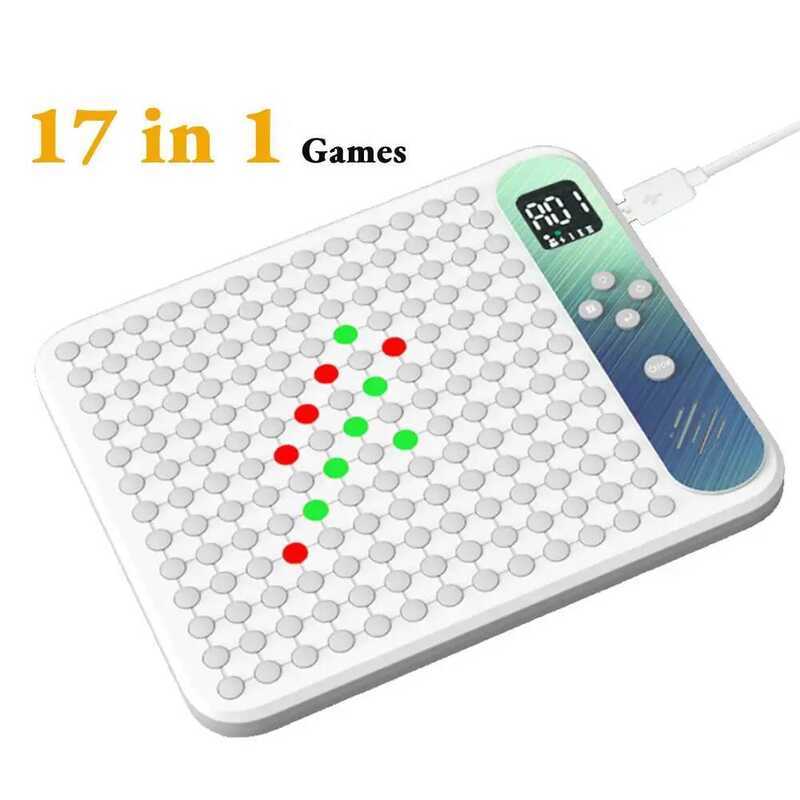 ifunctional Smart Board Game Electronic Chess Backgammon Go Tic-Tac-Toe Whack-a-Mole Combe for Kids