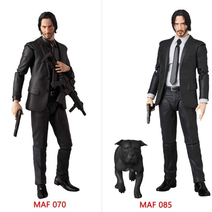 ภาพยนตร์ John Wick Keanu Reeves Mafex 070 /085 John Wick PVC Action Figure ของเล่นสะสม