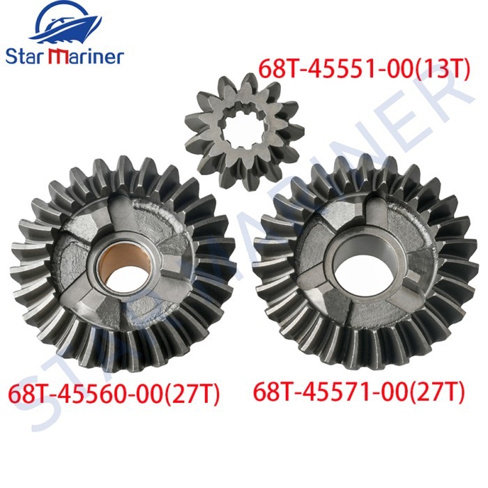 68T GEAR Set 68T-45560 68T-45551 68T-45571 For Yamaha Outboard Motor 4T F6 F8 F9.9 2T 6HP 8HP Lower