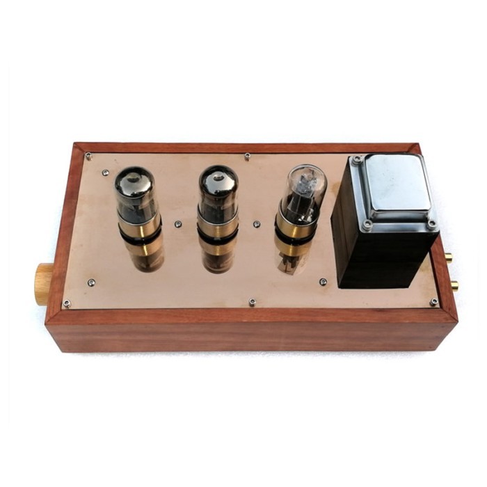 6N8P 6SN7 tube preamplifier 6Z5P bile rectifier, solid wood box hifi front bile preamp, frequency r