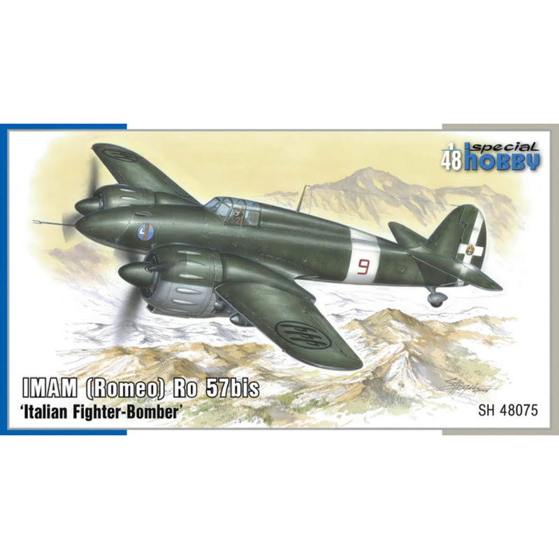 Special Hobby SH48075 IMAM (Romeo) Ro 57bis 'Italian Fighter Bomber' 1/48 Static model kit
