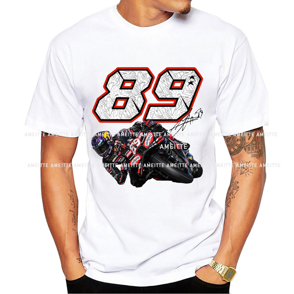 Legend Rider Jorge Martinator 89 GP Racing Cycle เสื้อยืดฤดูร้อนผู้ชายแขนสั้นรถจักรยานยนต์กีฬา Boy C