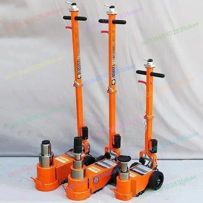 Horizontal Pneumatic Jack Hydraulic 50 Tons  Hydraulic Steam Repair Tire Pressure Truck Heavy-duty