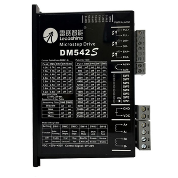 Leadshine driver DM542S Updated from DM542 WITH STRONGER ANTI-INTERFERENCE FUNCTION MORE STEADY Ste