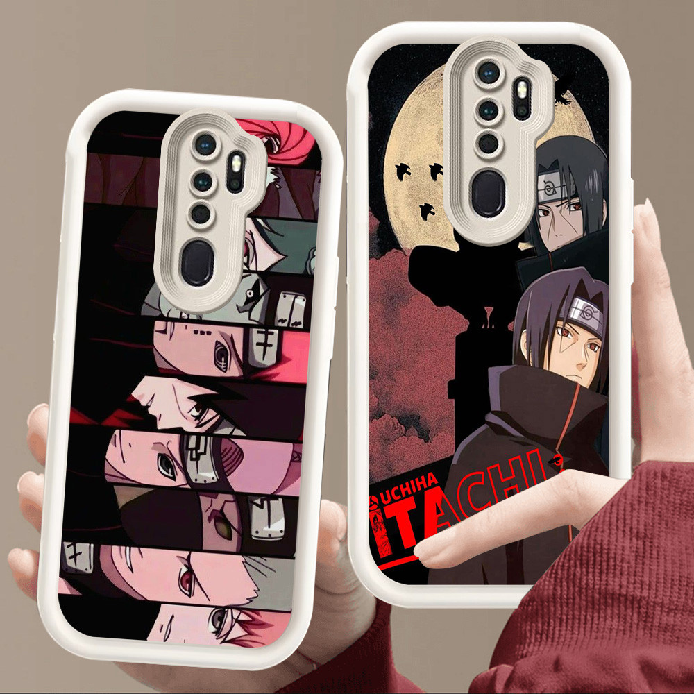 สําหรับ OPPO Reno A5 A39 F11 2F A83 A9 2Z A37 2020 Pro นุ่มสีขาว E34 Naruto Akatsuki