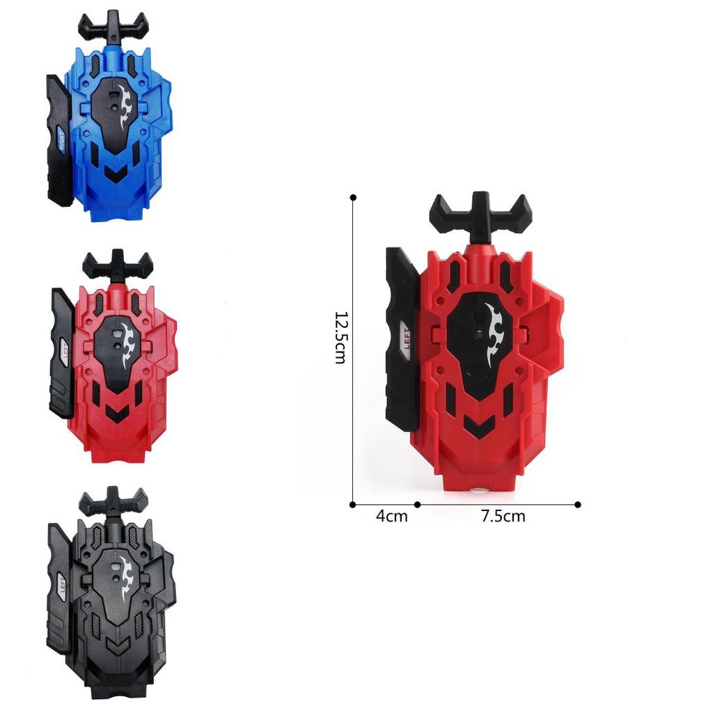 Beyblade Burst Launcher Grip การออกแบบสีดําสไตล์มินิมอลพร้อมการป้องกันสูงสุด