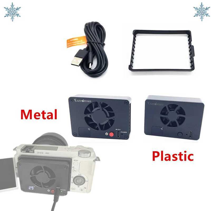 พัดลมระบายความร้อนหม้อน้ํากล้องสําหรับ ZV-E10 A7IV FX30 ZV-E1 A6700 A7CII A7SIII A7SM3 A7M4 A7C2 ZVE